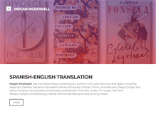 Tablet Screenshot of meganmcdowelltranslation.com